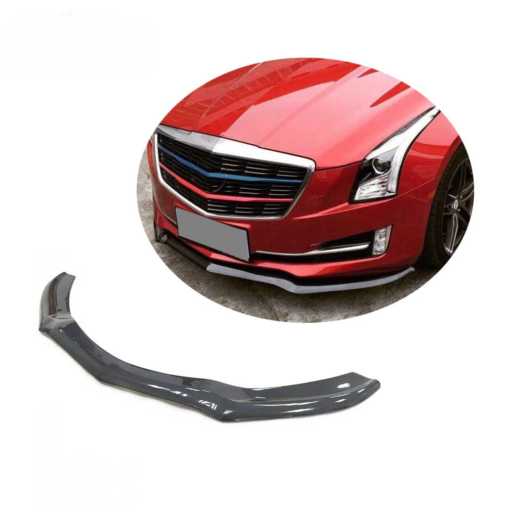 Carbon Fiber Body Kit Front Bumper Lip Protector Fit for Cadillac ATS 2013-2015