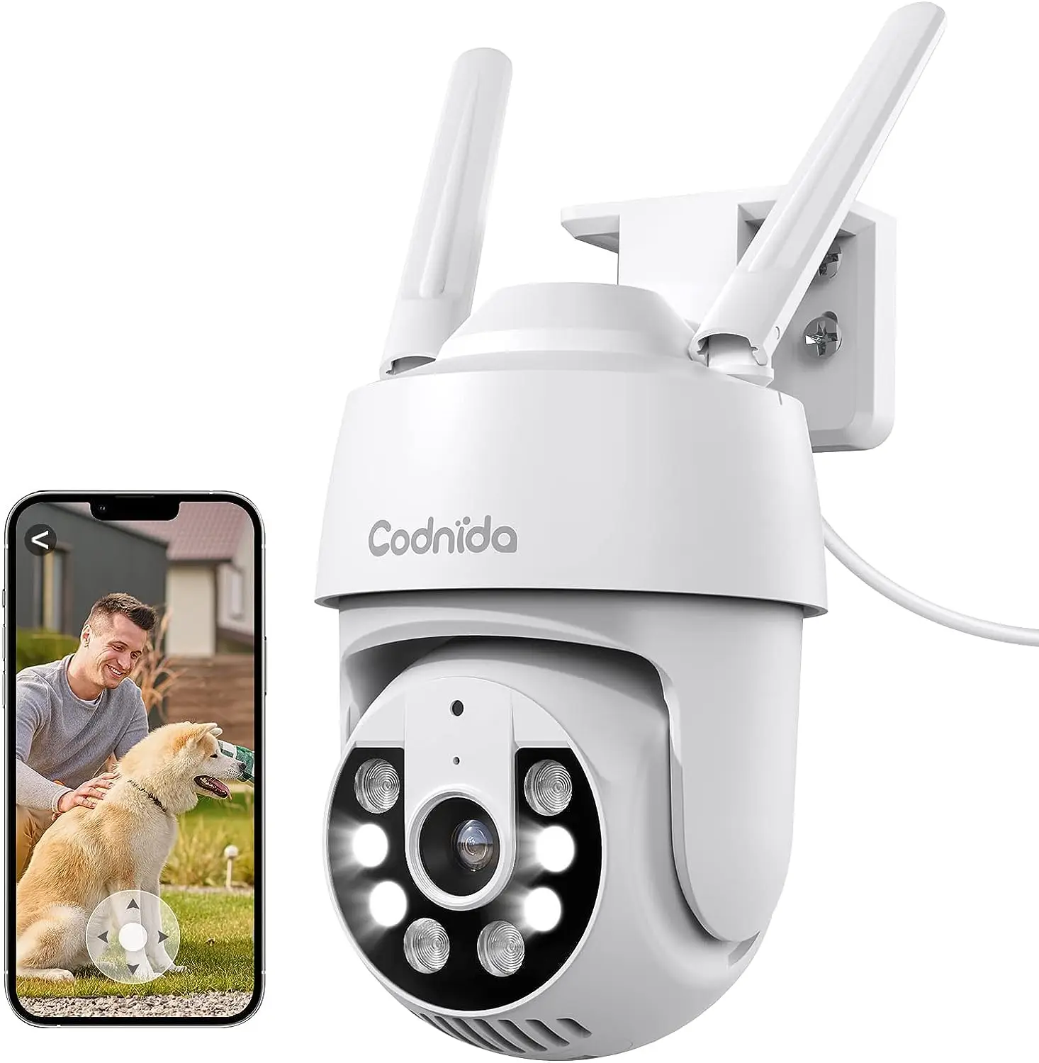 1080P PTZ Wifi IP Camera Surveillance Camera Outside Two-way Audio PIR Motion Detect  Support 128G SD Cloudedge App