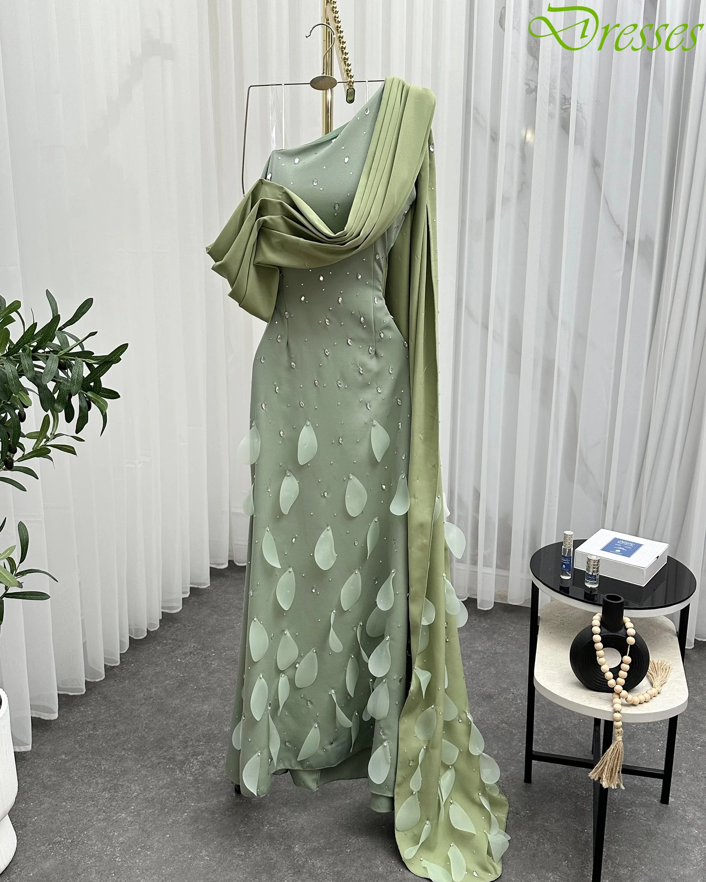 

Customized Straight One Shoulder Elegant Formal Evening Dress Classic Fashion Party Gowns Temperament High Quality Prom Dress