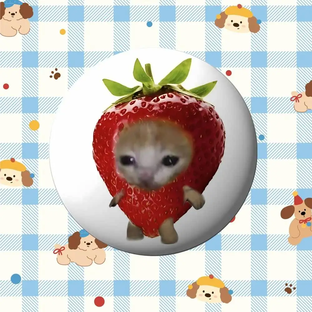 Niedliche Katzen-Memes Meow Kawaii Abzeichen Kreative Blechpins Kreative Zitat-Broschen Kleidung Rucksack Schmuck Geschenk Für – Detail 21