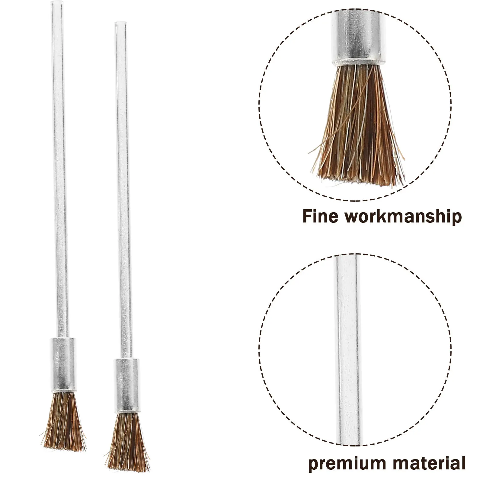 

1Set Power Drill Wire Brush Set with Stainless Steel and Copper Bristles for Rust Removal Surface Smoothing Welding Spatter