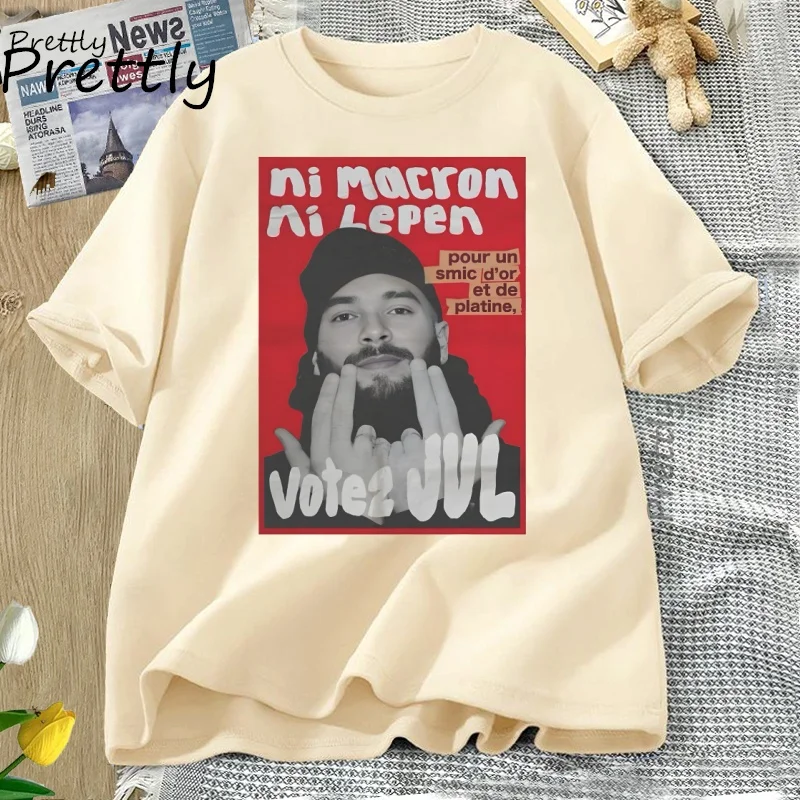 JUL T-shirt Rapper Hip Hop Cotton Short Sleeve Tshirt Casual Round Neck Woman Man T Shirt Streetwear Vintage Clothes Y2k  Tops