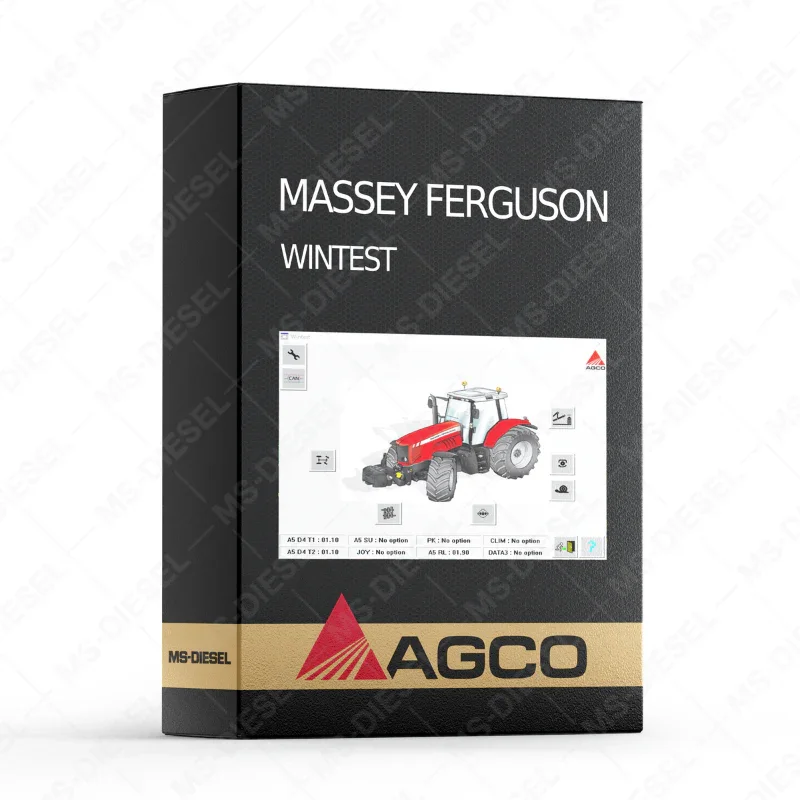 AutoEPC Massey Ferguson WinTest 2.20.10 Diagnostic Software CD
