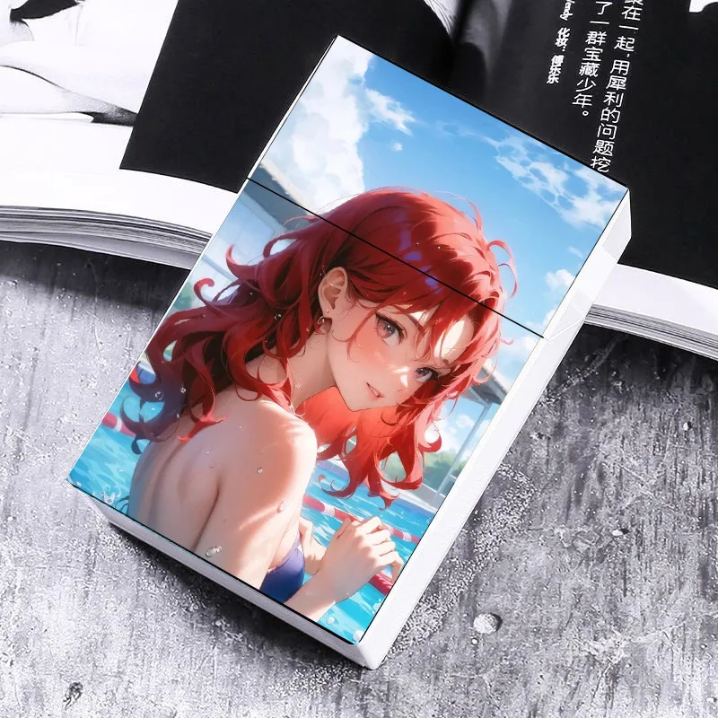 High appearance 20 pack cigarette box Cute Anime Trendy internet celebrity Tobacco storage box Moisture resistant Men Gift