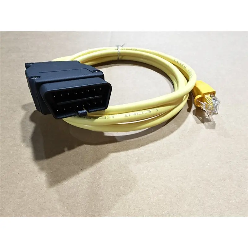ENET Cable 16Pin OBD2 Diagnostic Interface For BMW F-Series ICOM Coding Ethernet-T48C