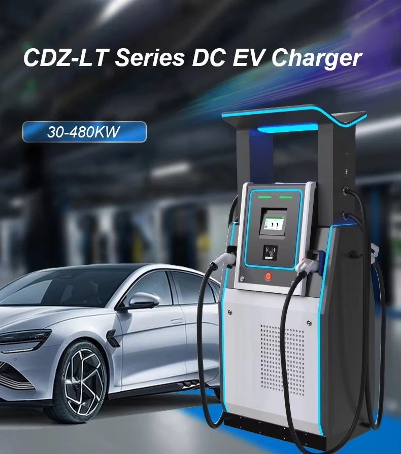 Four Guns Electric Vehicle Charging Pile 60kw Chademo&CCS Type2 Evse 120kw DC Fast Charging Station Price With Ocpp