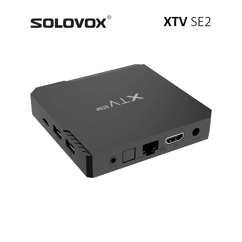SOLOVOX XTV SE2 Stalker IP Android 11 Streaming TV Box يدعم Xtreamcodes LiveTV AV1 4K HDR بلوتوث مزدوج WIFI SPDIF TF فتحة