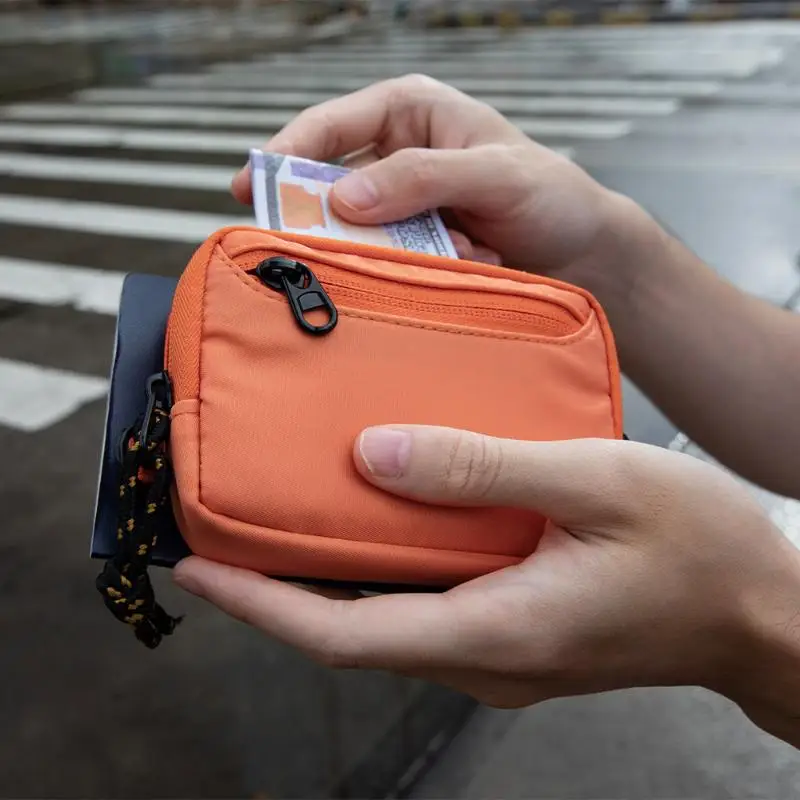 Mini-Münzbörse – Große Kapazität Kartenhalter, Multi-Slot Kleingeldbörse für Damen & Herren – Detail 3