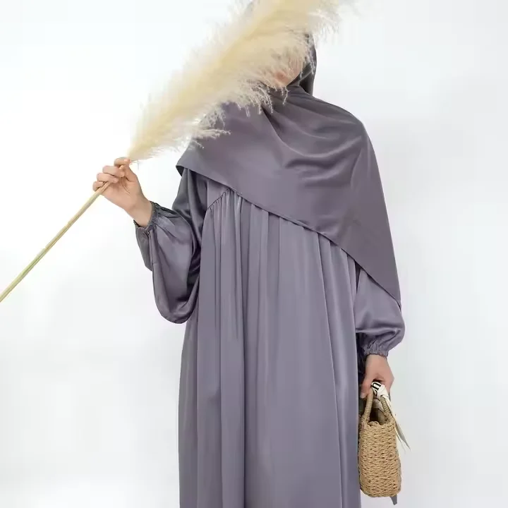 2 pièces femmes musulmanes vêtement de prière Robe Hijab vêtements islamiques Eid Ramadan écharpe Abaya Robe Caftan Khimar Jalabiya Kebaya Caftan