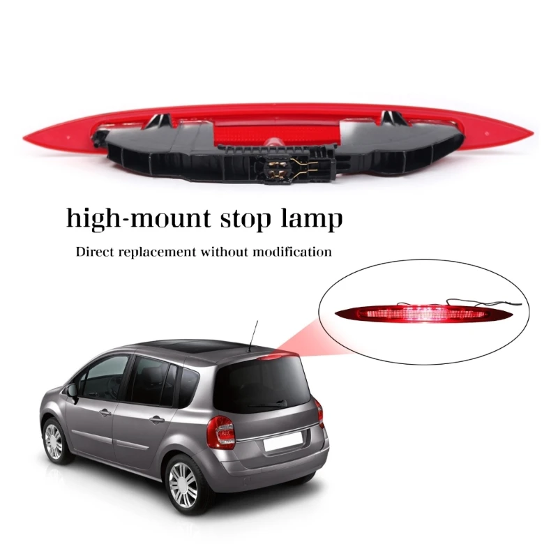 3rd Brake Light High Mount Center Rear Roof Light for MODUS 2004-2012 Third Tail Stop Light 8200219415 Parking drop shipping