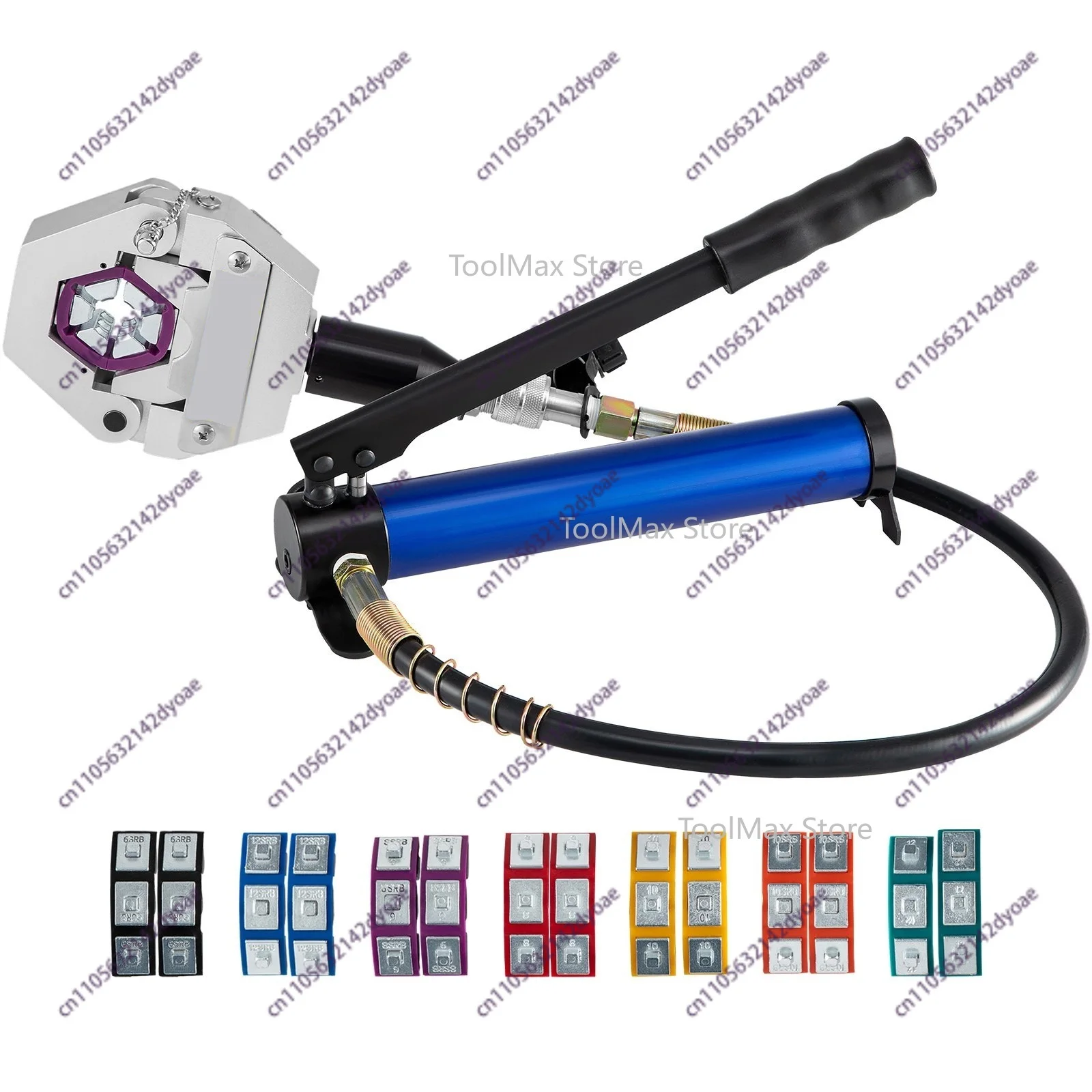 Separated Hydraulic Hose Crimper With Manual hydraulic pump Manually Operated AC Hose Crimper Kit  For Air Conditioning Repair