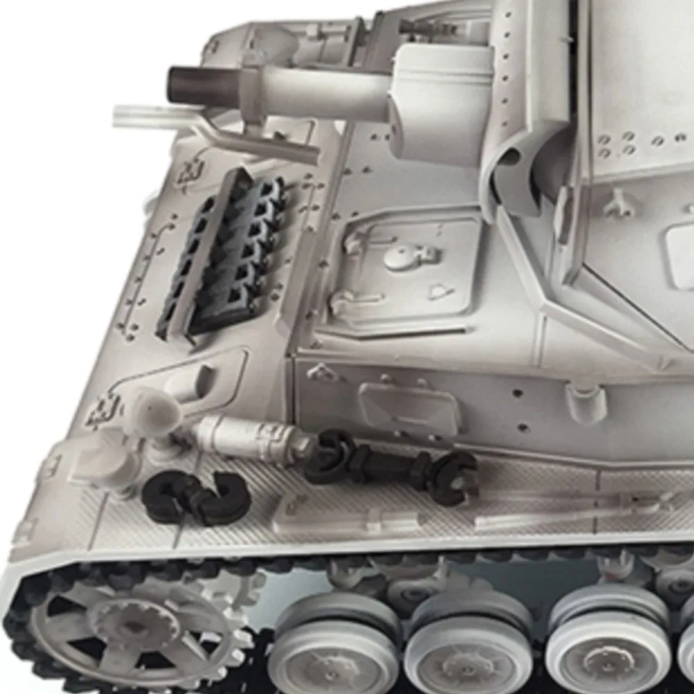Henglong Pro Ver 1/16 Snow 7.0 Panzer IV F RTR دبابة مع جهاز للتحكم عن بُعد 3858 مسارات معدنية المهمل عجلات الطريق TH17393-SMT7 #1