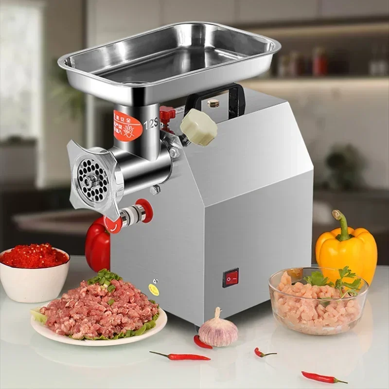 Meat Grinder Commercial Electric Stainless Steel High-power Powerful Minced Meat Filling Sausage Machine Kitchen Acceesories