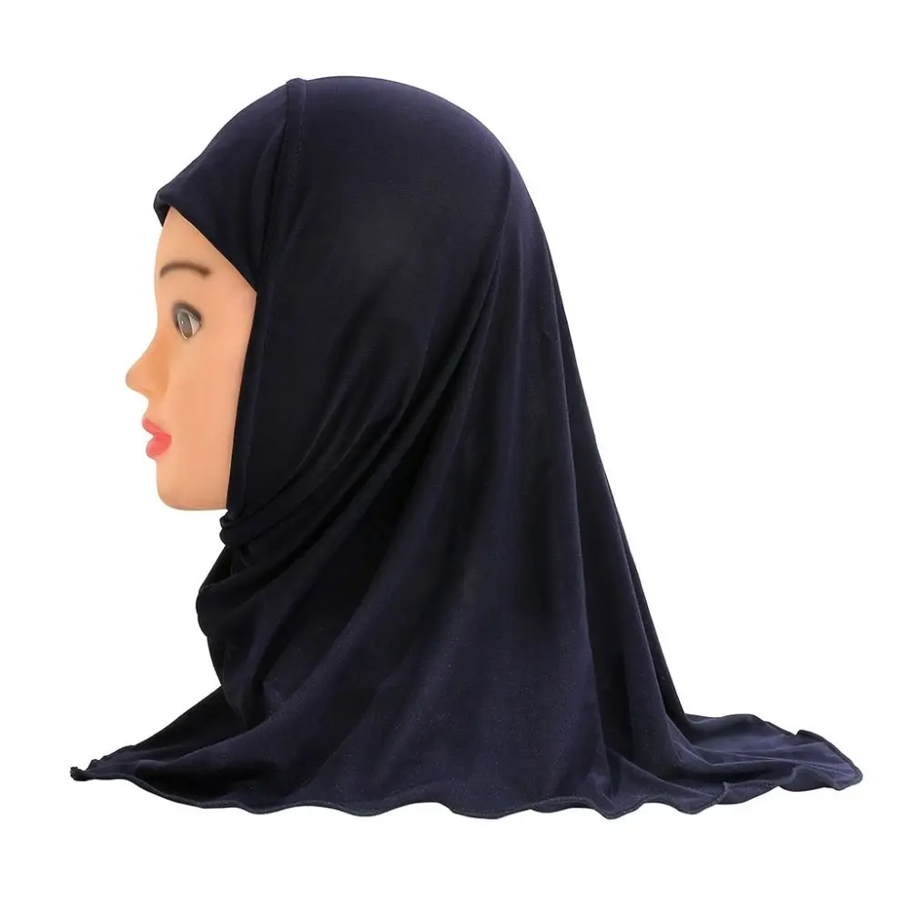 Foulard Turban Islamique Doux pour Enfant de 2 à 7 Ans, Châle, Hijab Musulman, Nouvelle Collection