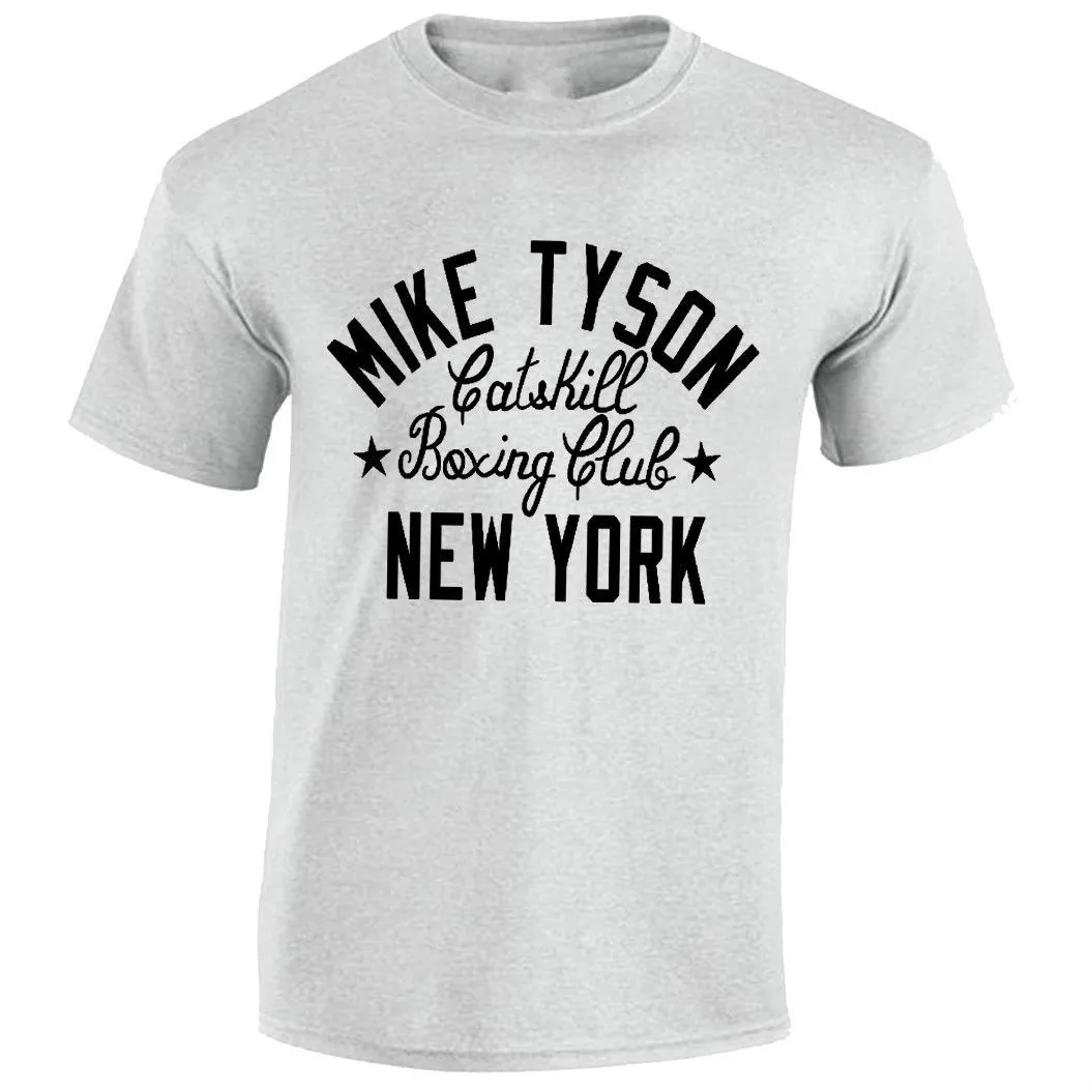 Vintage Mike Tyson Boxing Club Gym Boxing Training T-Shirt 100% Cotton O-Neck Summer Short Sleeve Casual Mens T-shirt Size S-3XL