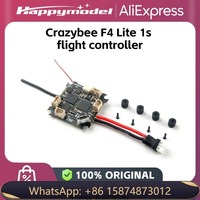 Happymodel Crazybee F4 Lite 1S Fli ght Controller Built-in 5.8G VTX 4in1 ESC Frsky / Flysky RX for Mobula 6 Tiny BWhoop