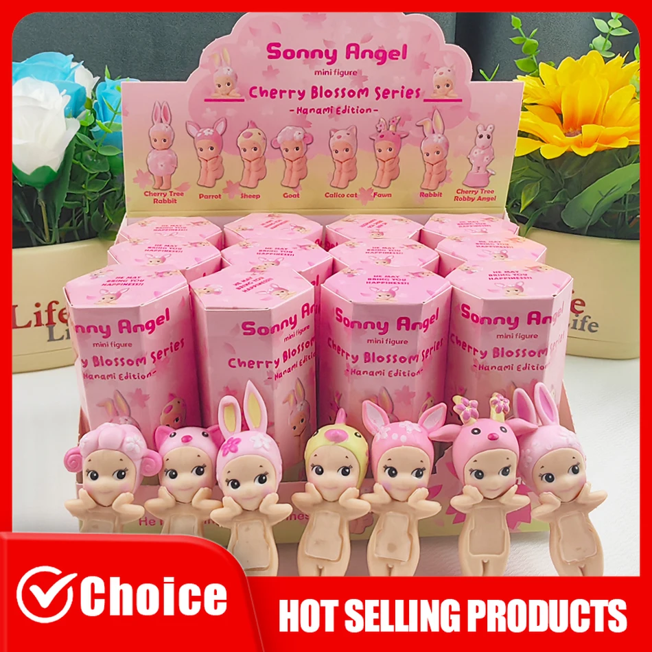 

Sakura Angel Cherry Blossom Blind Box Standing Bunny Rabbit Surprise Toy Doll Handmade Lucky Charm Gift Mystery Box for Girls