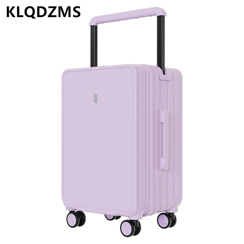 KLQDZMS-Valise de voyage à roulettes de grande capacité pour hommes et femmes, valise d\'embarquement d\'affaires, bagages à roulettes, 20 po, 22 po,