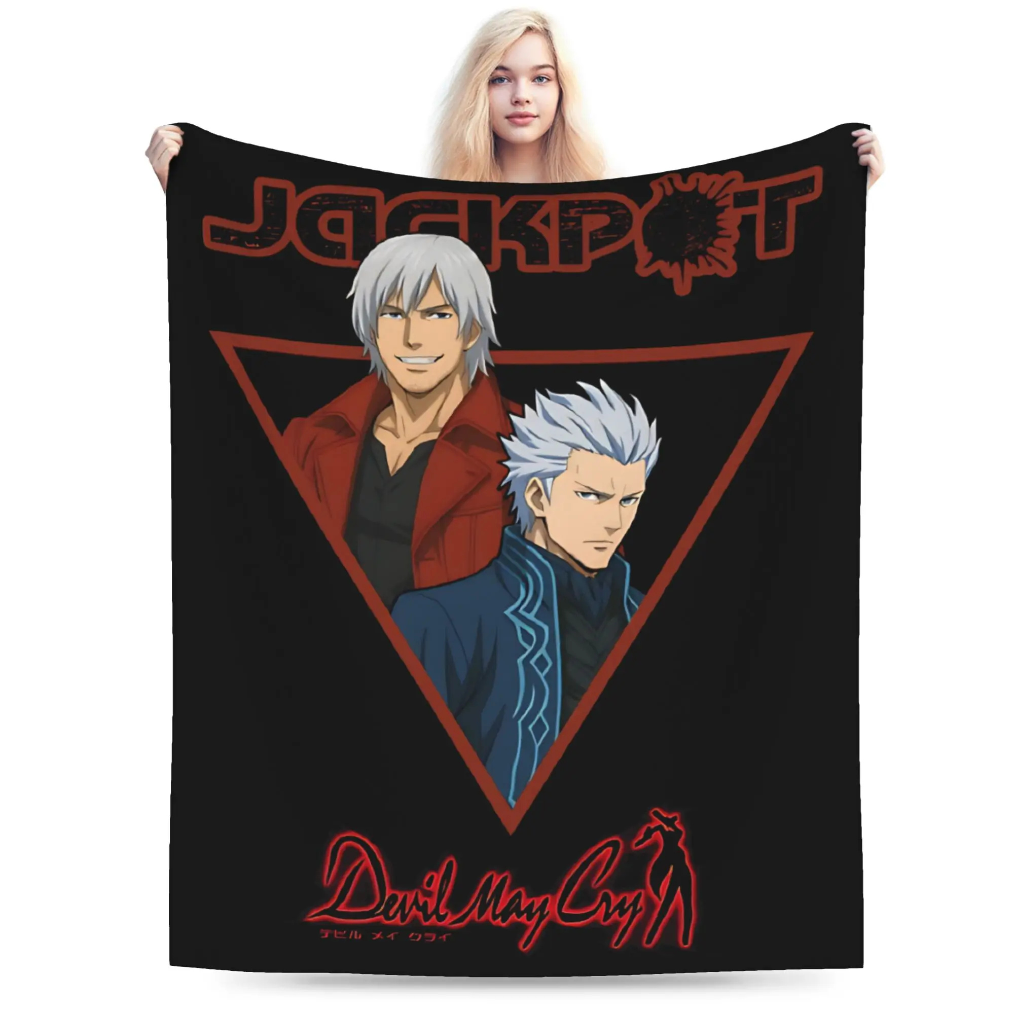 Devils May-Cry 3 Throw Blanket for Couch  Soft Cozy Plush Blanket 50x60 Inches Multiple Sizes Bedspreads for All Seasons