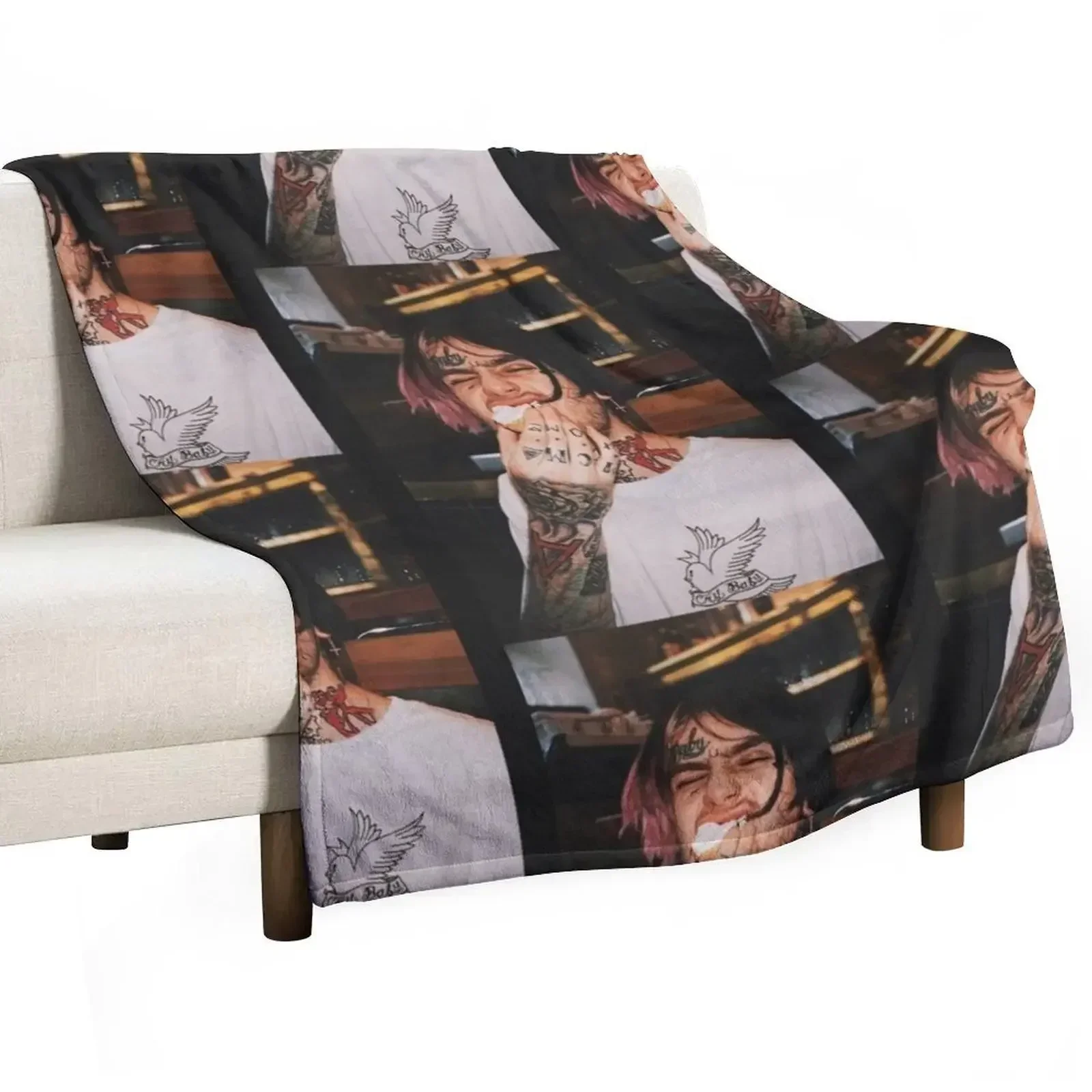 

Lil Peep Throw Blanket Long Lasting Soft Plush Blanket for Daily Use