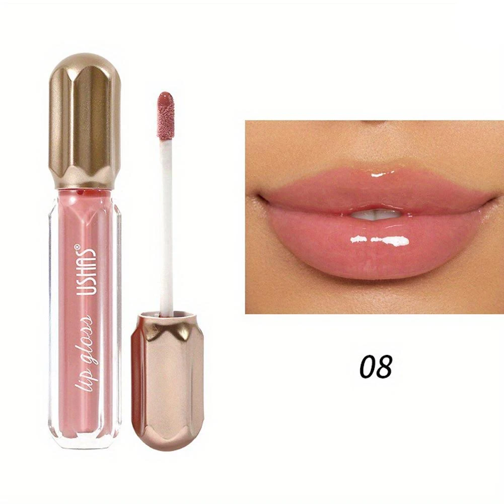 6 컬러 미러 펄 립 글로스 리퀴드 립스틱 쉬머 글리터 방수성 오래 지속되는 영양 수화 립 글로스 메이크업