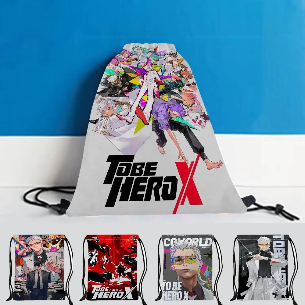 

To Be Hero X Anime High Quality Printed Storage Shoe Bag To School Backpack For Women Drawstring Pocket Casual