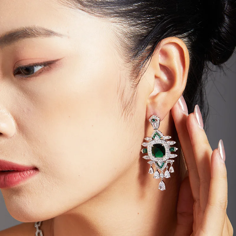 MS MuShan 925 Sterling Silver Earrings - alternate angle