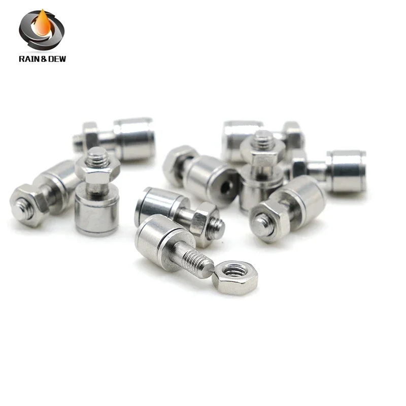 1 قطعة محامل أتباع كام CFS2.5V KR5 مسمار نوع تحمل SUS304 الفولاذ المقاوم للصدأ الأسطوانة المسار عداء تحمل CFS4V CFS5V CFS6V CF3 CF4