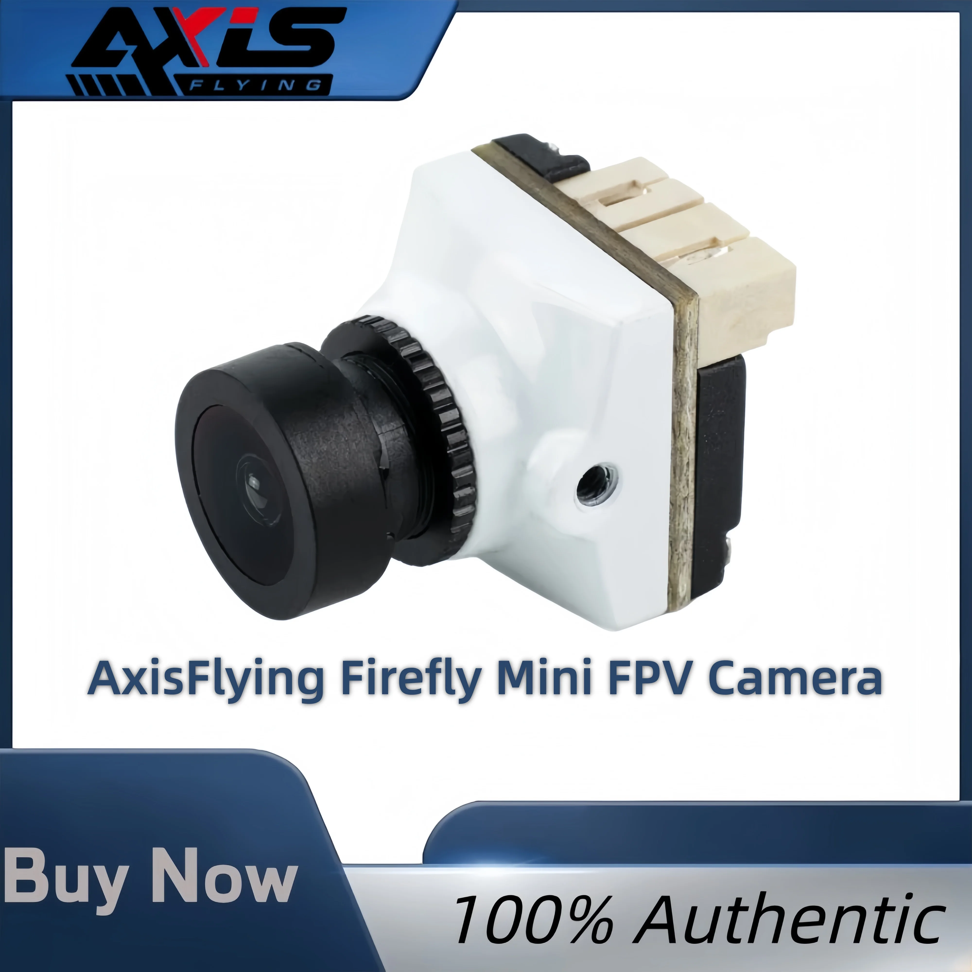 AxisFlying Firefly Mini Analog FPV Camera 1500TVL 0.01Lux Full Color Night Vision Super WDR 5-28V 130° FOV 14x14mm for RC Drone