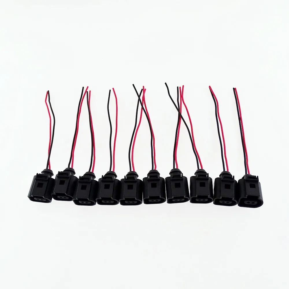 10pcs Ambient Air Temperature Sensor Harness Cable Pigtail Plug Electrical for VW Passat Audi A3 Q5 TT 6RD 820 535