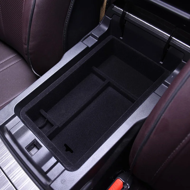 Armrest Storage Box For Nissan Murano Z52 P42M 2015-2022  Flocking Central Control Non-slip Organizer Container Accessories