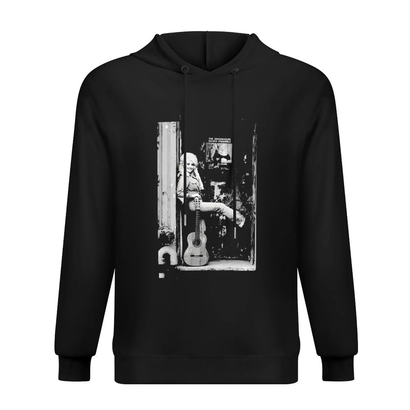 

Dolly Parton Playing Guitar Hoodie men's clothes hooded shirt winter clothes men's coat men hoodie
