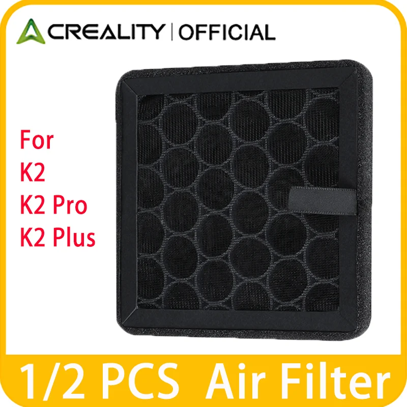 

1/2 шт. Воздушный фильтр Creality K2/K2 Pro/K2 Plus, 101×101×10 мм, для K2 Plus/K2 Pro/K2, оригинальные запчасти для 3D-принтеров