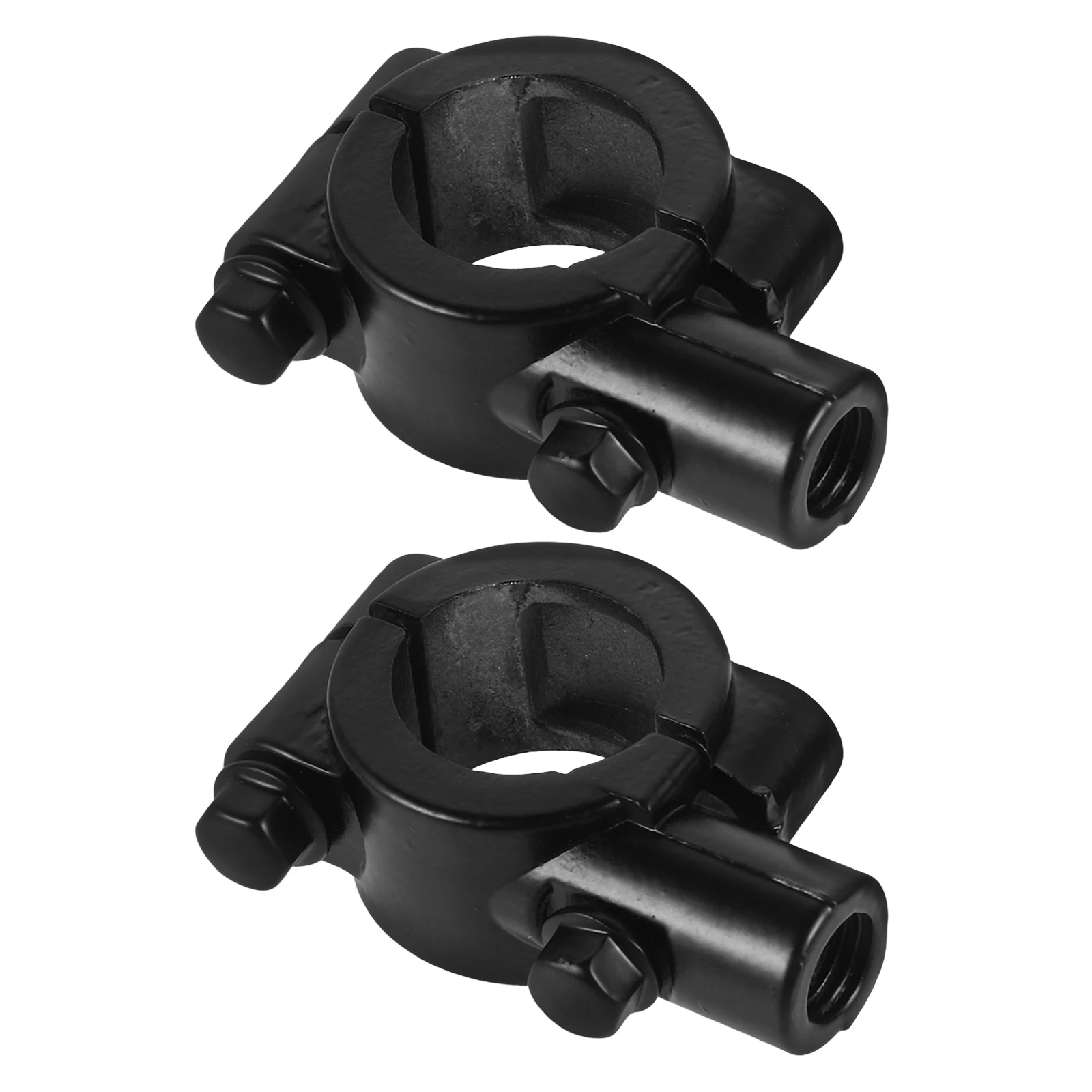 

Electric Bike Rearview Mirror Mount Iron Base Handlebar Clamp Adjustable Angle Compatible Motorcycles ATVs Wide Visibility Easy