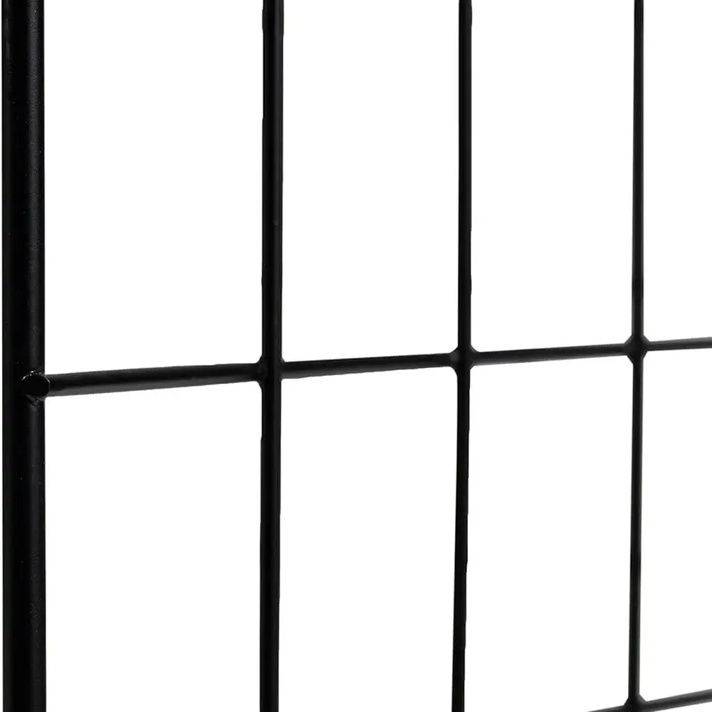 أرفف تخزين سلكية قابلة للتكديس مكونة من 6 مكعبات، 12.6 عميق × 26 عرضًا × 38 ارتفاعًا، أسود