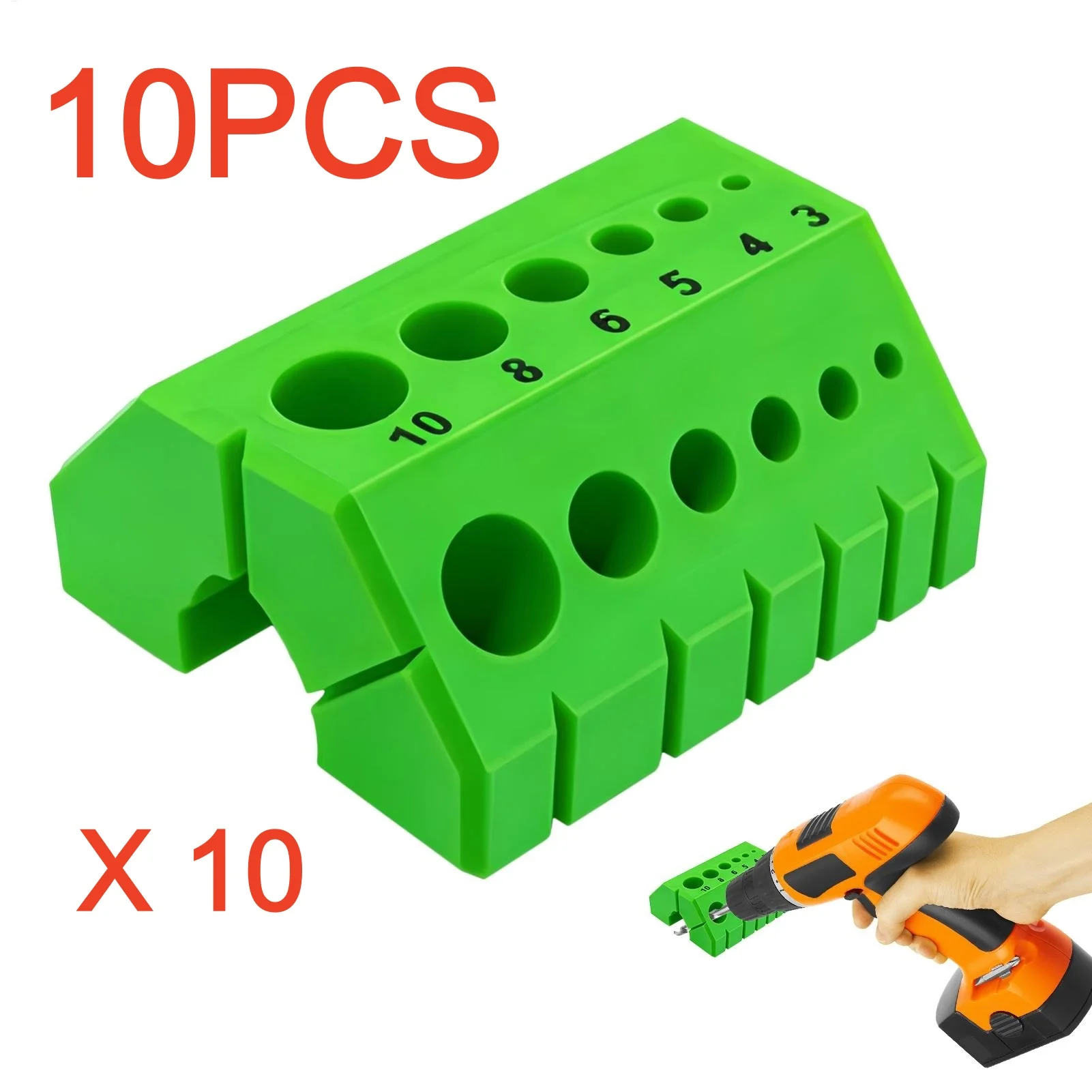 10/1Pcs 45°/90° Angle Drill Jig Precision Guide With Numerical Scale For Electric Drill Woodworking Beveled Joint Construction