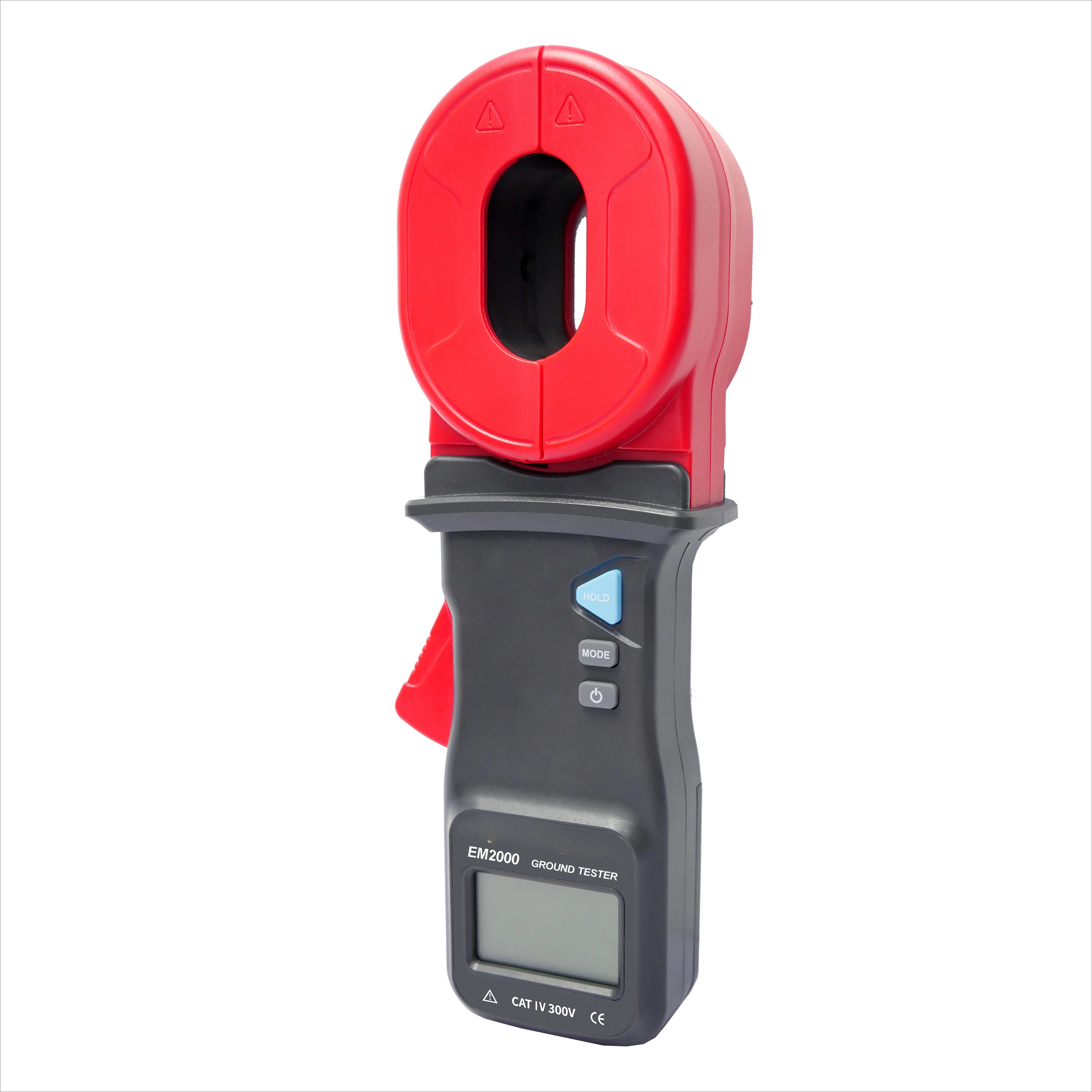 Alat Ukur Resistansi EM2000A Rentang Pengukuran 0.010Ω~500Ω Clamp Earth Resistance Tester