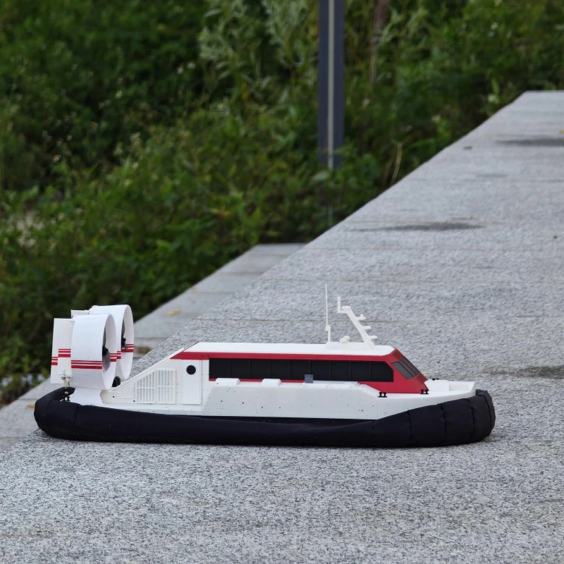 RC Amphibious Hovercraft Model Finished Product Simulation Electric Jet Wind Speedboat Model