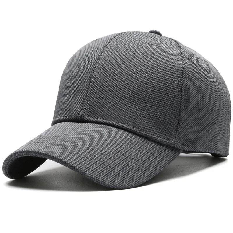 1PC New 6 Pane Mesh Baseball Cap Adult Hip Hop Curved Snapback Hats Summer Sunshade Sun Hat Simple Trucker Cap Advertising