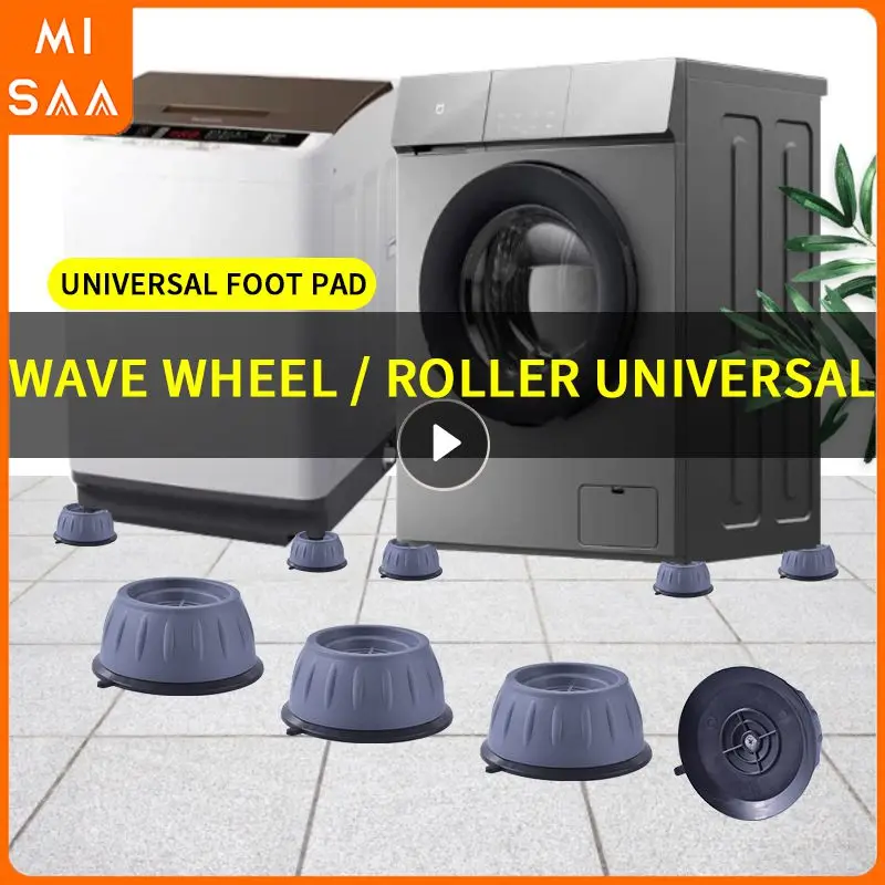 Universal Fixed Shock-absorbing Durable Flexible Serene Laundry Experience Sturdy Noise Reduction Anti-vibration Rubber Mat