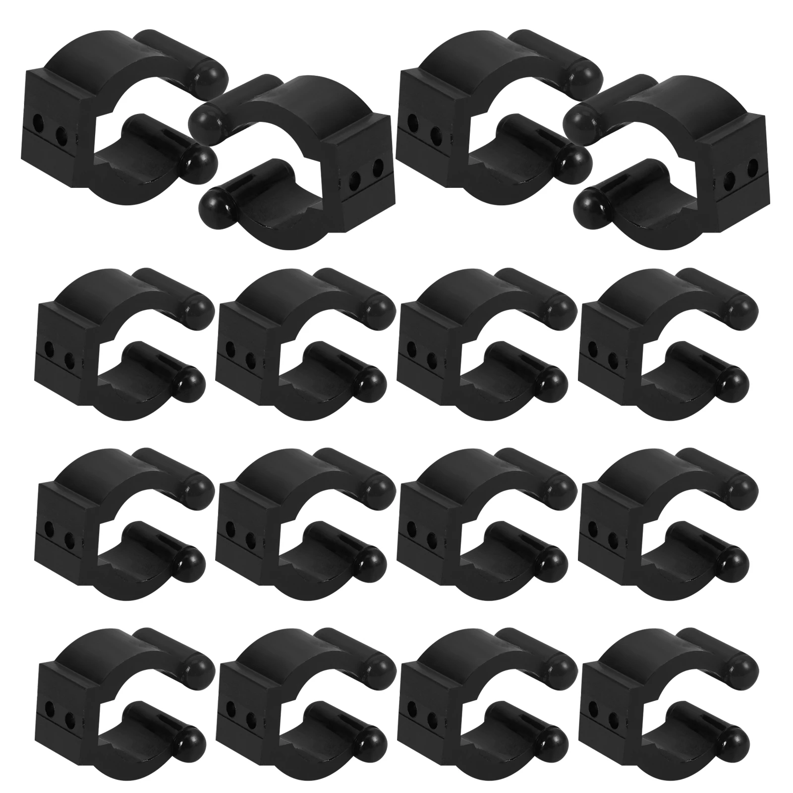 

20pcs Pool Holders Medium Size Fishing Rod Clamps Billiard Stick Stand Wall Mount Pool Brackets