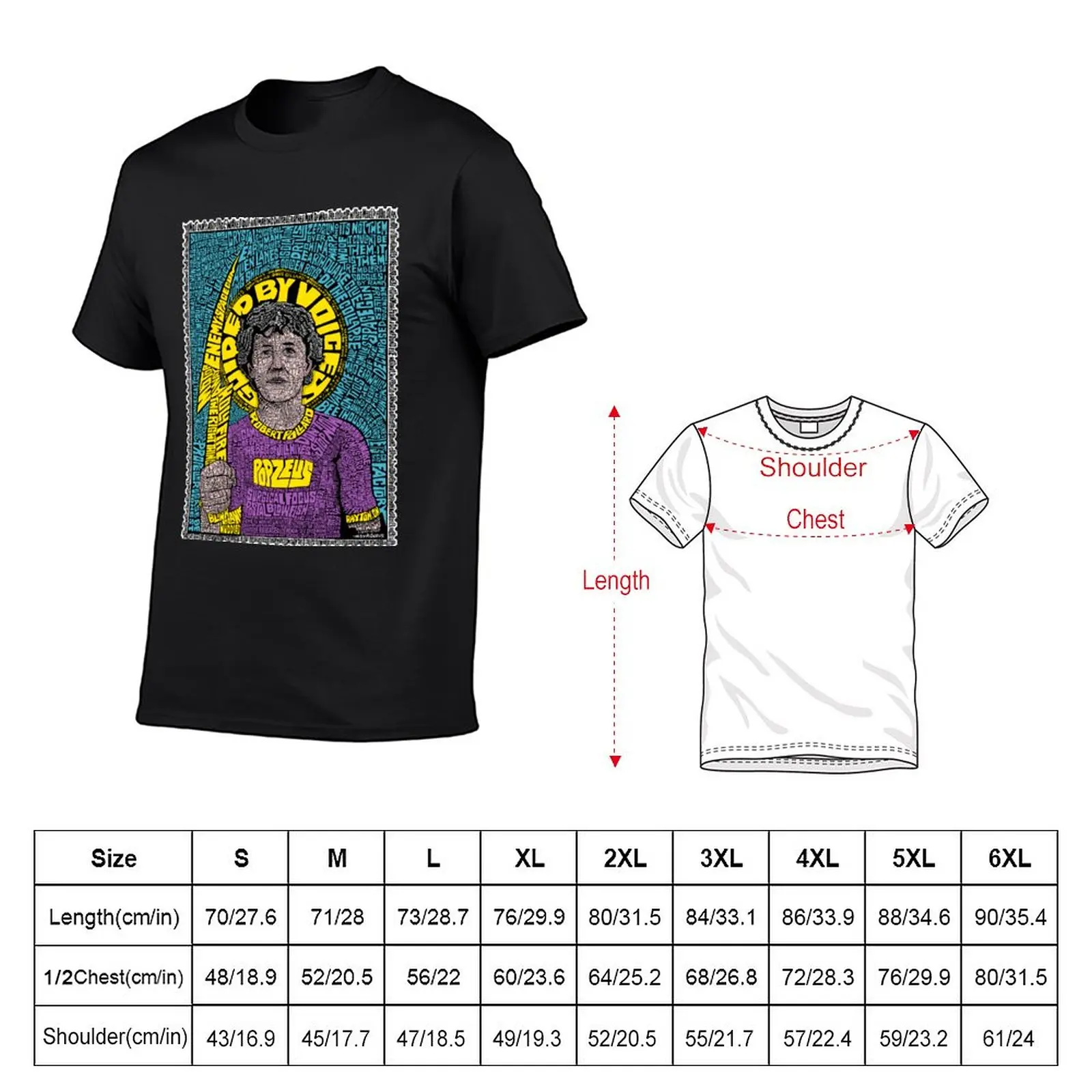 New POP ZEUS: ROBERT POLLARD: GUIDED BY VOICES Portrait T-Shirt summer top heavyweight t shirts cute clothes Men's t-shirt