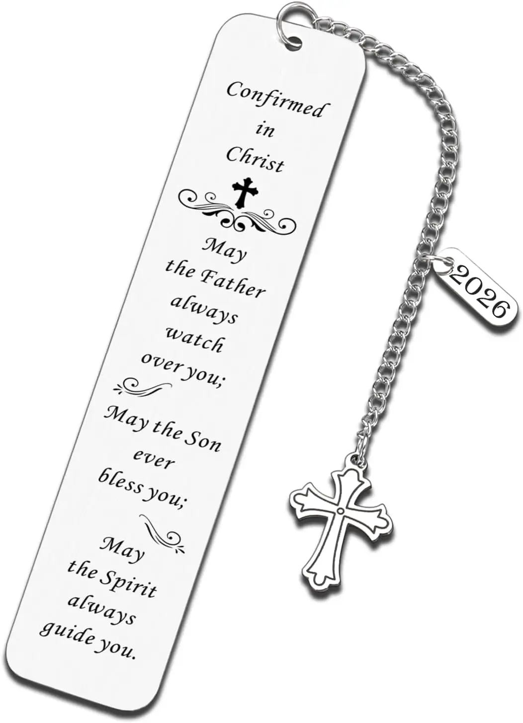 2026 Confirmation Gifts for Teen Girls Boys Catholic Bookmark First Communion Religious Baptism Christmas Birthday