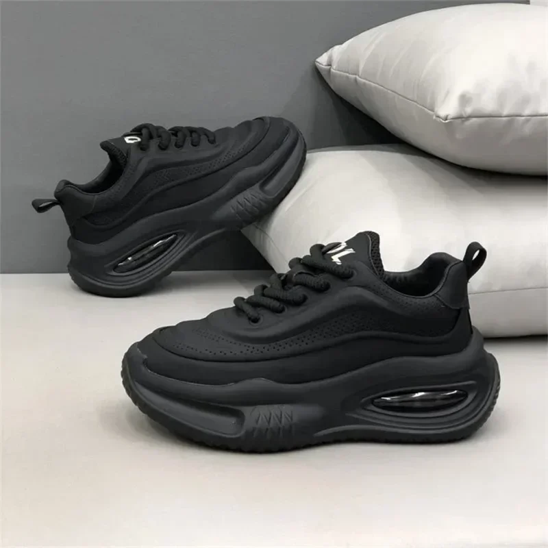 Men's Chunky Sneakers Autumn New Casual Shoes Air Cushion Sport Running Shoes for Men Heighing Increased Shoes Zapatillas Hombre