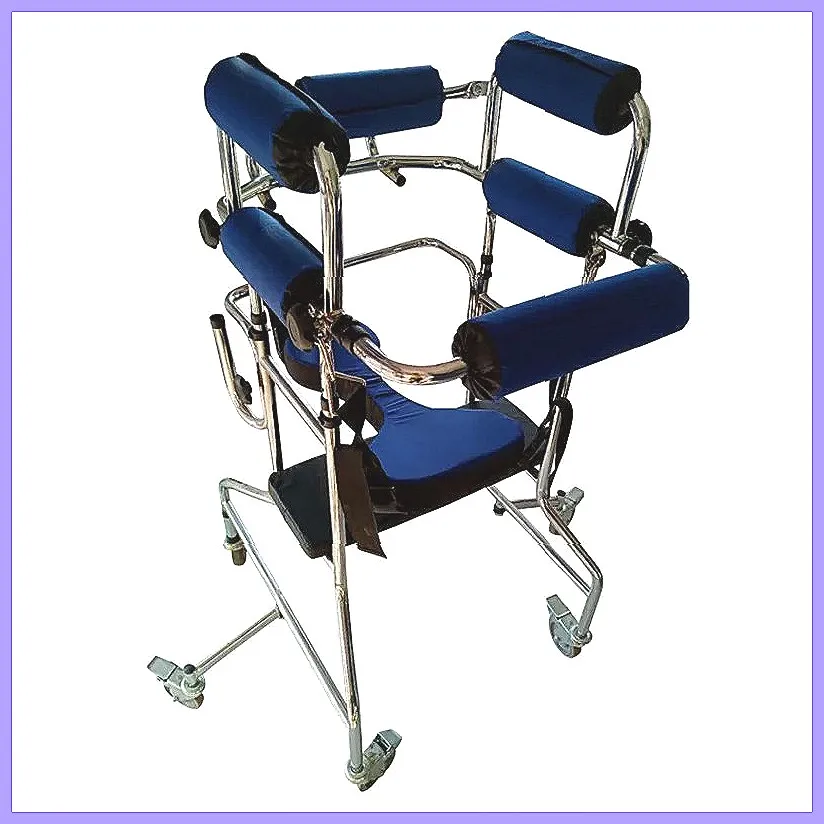 Adult Hemiplegic Walker for Elderly, Standing & Walking Aid with Adjustable Support for Disabled Adults