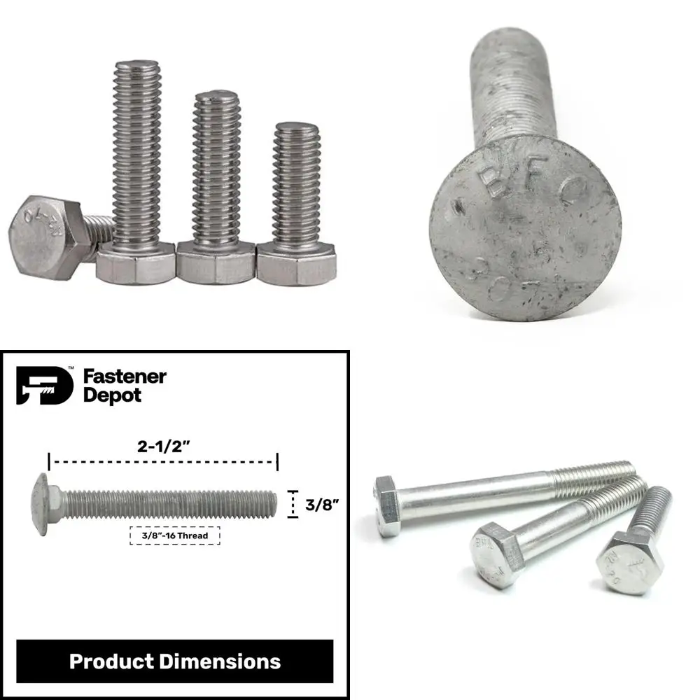 الفولاذ المقاوم للصدأ 18-8 A2-70 مسامير غطاء سداسي M12-1.75 x 40 مللي متر خيط خشن ملولب بالكامل DIN 933 250 قطعة