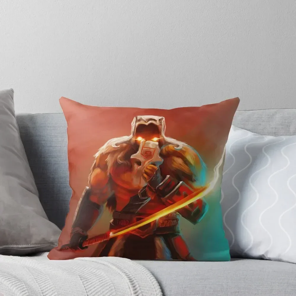 

Juggernaut art Dota 2 Throw Pillow Cusions Cover Pillow Covers Decorative Decorative Cover For Living Room Cushions Cover pillow