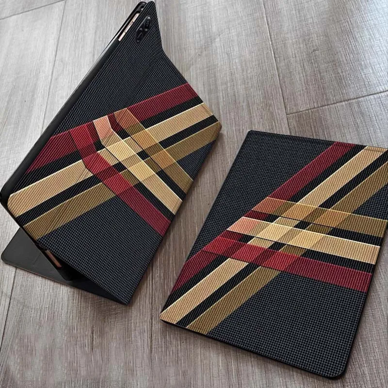 حافظة كمبيوتر لوحي بنمط من ألياف الكربون لهاتف Honor Tab Pad 6 7 8 9 X8 V7 V8 X9 13 X8a X9a Pro 10 Magic GT2 10.1 13.3 بوصة #5