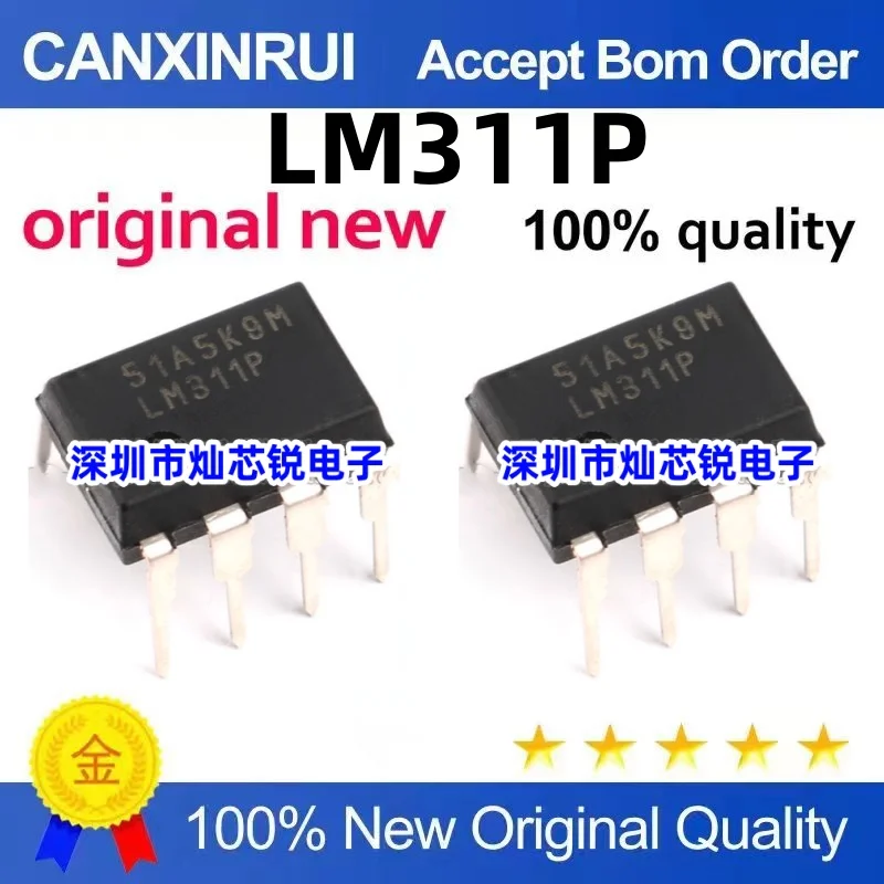 

（100 pieces）LM311 LM311P LM311N In-Line DIP-8 Voltage Comparator