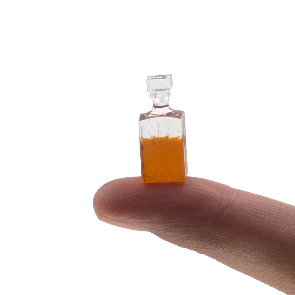 1/12 Poppenhuis Miniatuur Wijnfles Beker Set Mini Whisky Drankjes Model Speelgoed voor Poppenhuis Accessoires Decoratie ob11 bjd